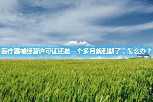 医疗器械经营许可证还差一个多月就到期了,怎么办?(图1) 医疗器械经营许可证还差一个多月就到期了,怎么办?(图1)