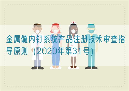 金属髓内钉系统产品注册技术审查指导原则（2020年第31号）