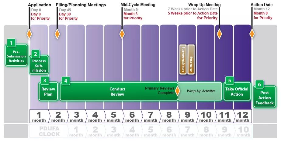 FDA CDER将NDA/BLA审评过程分成下列6个主要步骤 如何使新药上市申请(NDA/BLA)成功获得FDA批准?(图2)
